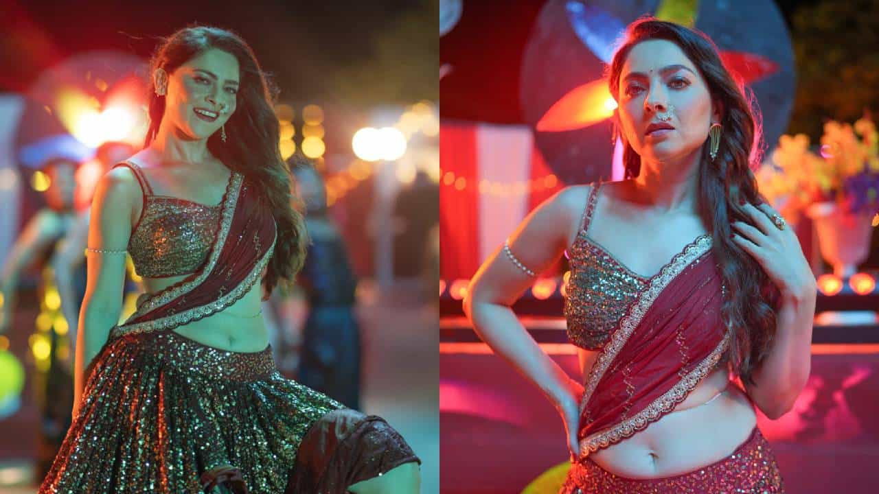 अप्सरा बनली मंजुळा; सालबर्डीत सोनाली कुलकर्णीचा धमाकेदार आयटम साँग