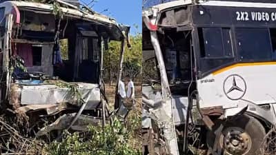 लग्नावरुन परतत असताना बसला अपघात, एकजण ठार तर नऊ जण गंभीर जखमी