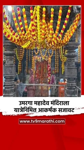 उमरगा महादेव मंदिराला यात्रेनिमित्त आकर्षक सजावट
