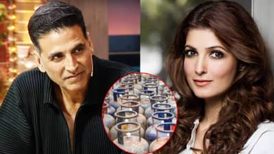 आता बॉलिवूडही गॅसवर! ट्विंकल खन्नाने लढवली अनोखी शक्कल, अक्षय कुमार म्हणाला, माझ्या घरी...