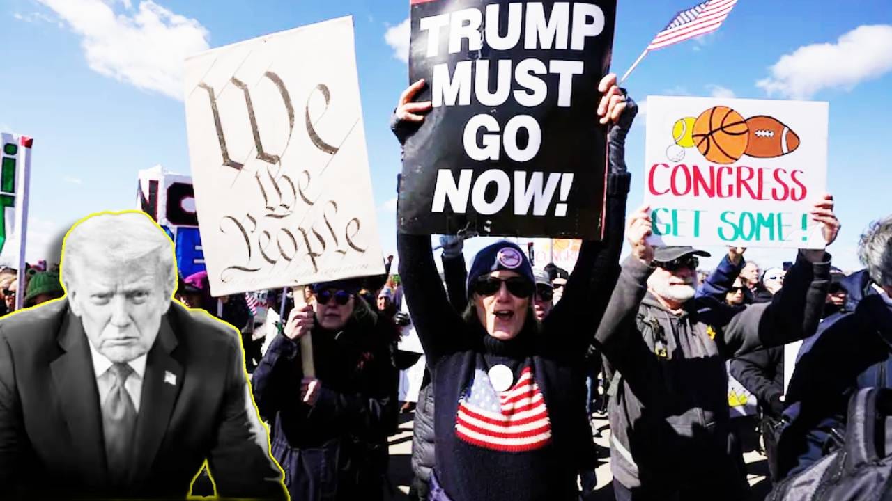 US No Kings Protests: ट्रम्प यांना हाकला, रस्त्यावर उतरली जनता, इस्त्रायलमध्ये सुद्धा No War चे घुमले नारे, आपल्याच देशात नेतन्याहू आणि ट्रम्प पडले एकटे US No Kings Protests: ट्रम्प यांना हाकला, रस्त्यावर उतरली जनता, इस्त्रायलमध्ये सुद्धा No War चे घुमले नारे, आपल्याच देशात नेतन्याहू आणि ट्रम्प पडले एकटे