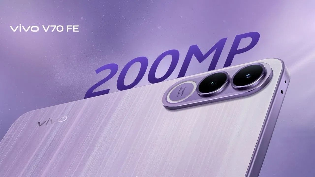 तब्बल 200MP कॅमेऱ्याचा Vivo V70 FE या तारखेला भारतात लाँच होणार, किंमत किती ? तब्बल 200MP कॅमेऱ्याचा Vivo V70 FE या तारखेला भारतात लाँच होणार, किंमत किती ?