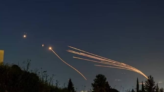 इस्त्रायलला इराणचा मोठा दणका, लष्कराची पहिली मोठी प्रतिक्रिया, थेट 10