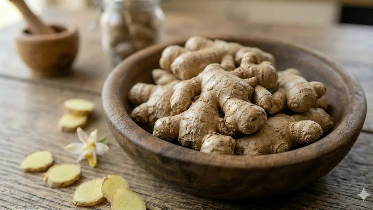 आले: आल्याचा एक छोटा तुकडा किंवा आले-लिंबू मीठ घालून खाल्ल्याने पचनक्रिया जलद होते आणि पोटाचा जडपणा कमी होतो.  पण डॉक्टरांना विचारून आलं तुमच्या आरोग्यासाठी योग्य आहे की नाही....याचा सल्ला घ्या... 