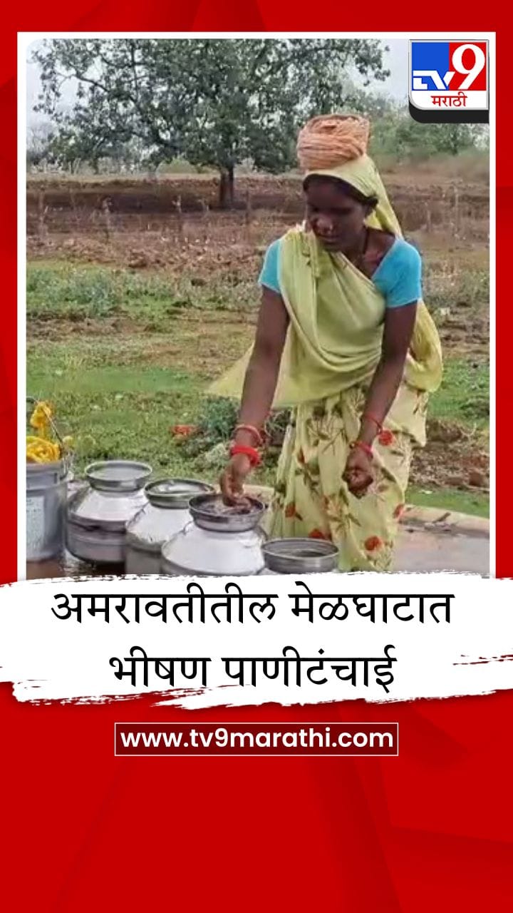 अमरावतीतील मेळघाटात मार्चमध्येच पाणीटंचाईची झळ, 545 गावांवर पाणीटंचाईचे सावट