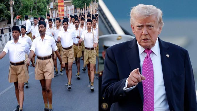 रॉ आणि RSS वर बंदी घाला, ट्रम्प यांच्याकडे मागणी, प्रकरण काय?