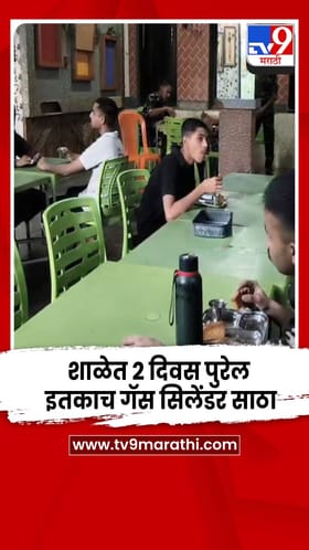 शाळेत 2 दिवस पुरेल इतकाच गॅस सिलेंडर साठा; प्रशासनाकडे उपाययोजना करण्याची मागणी