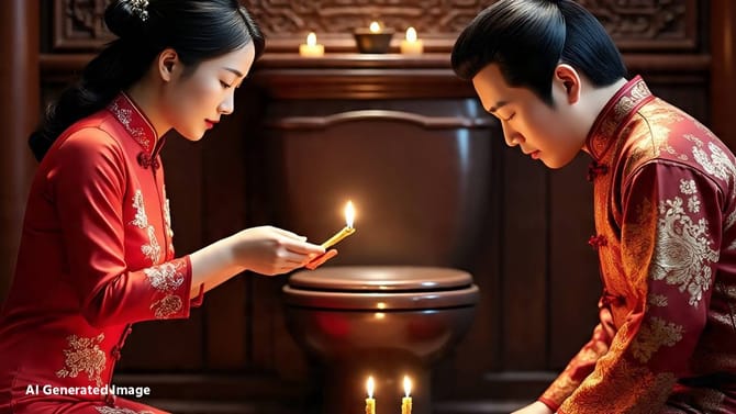 इथं चक्क टॉयलेटची होते पूजा, 99 टक्के लोकांना माहितीच नाही ही प्रथा!