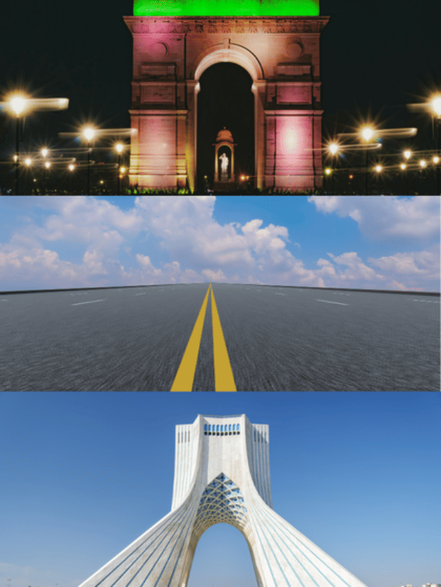 भारतातून इराणला कोणता मार्ग जातो ?