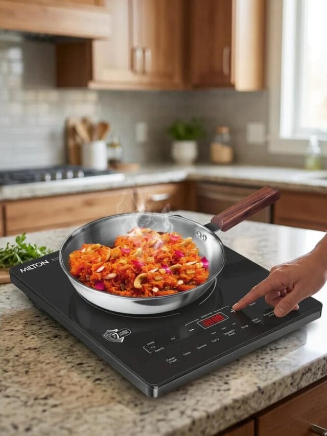 इंडक्शन कुकटॉप चौकोनी का असतो गोल का नाही ?