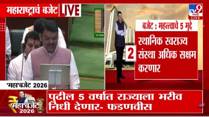 Maharashta Budget : डिजीटल सेवांद्वारे शासनाच्या योजना शेतकऱ्यांपर्यंत पोहोचवणार Maharashta Budget : डिजीटल सेवांद्वारे शासनाच्या योजना शेतकऱ्यांपर्यंत पोहोचवणार