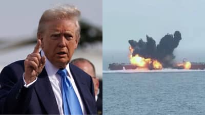 डोनाल्ड ट्रम्प यांच्या 21 सैनिकांचा खात्मा, एका क्षणात जहाज उडवलं, इराणच्या जबर हल्ल्याने खळबळ