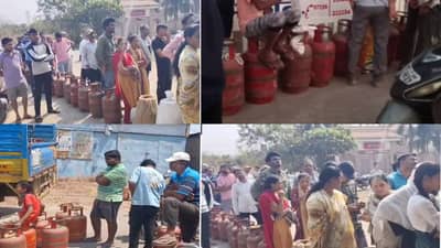 गॅस कंपन्यांनी निकष बदलताच, ग्राहकांचे धाबे दणाणले, रत्नागिरीपासून अकोल्यापर्यंत घरगुती गॅससाठी रांगाच रांगा; पहाटेपासूनच...