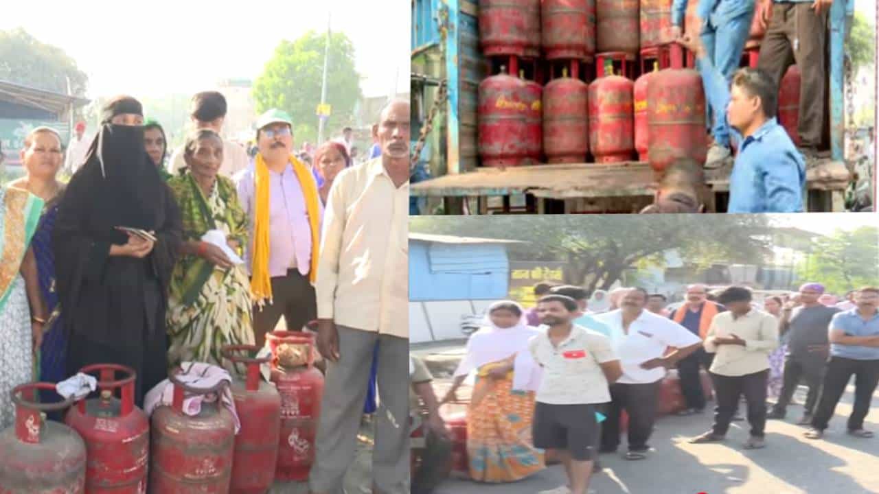 इराणशी वाकडं, चुलीत लाकडं... आजही राज्यात घरगुती गॅस सिलेंडरसाठी रांगाच रांगा... तुमचं शहर, जिल्हा, तालुक्याची परिस्थिती काय? वाचा...