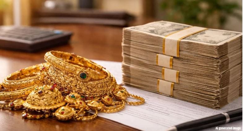 चांदीचा भाव 2.32 लाख रुपये प्रति किलोपर्यंत खाली आला आहे. सोमवारी 24 कॅरेट सोन्याचा भाव 1,56,436  रुपये प्रति 10 ग्रॅम होता. आता हाच भाव 1,47,218 रुपये प्रति 10 ग्रॅमपर्यंत खाली आला आहे. 