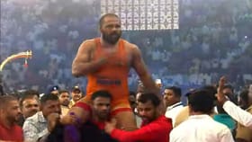 हर्षवर्धन सदगीर डबल महाराष्ट्र केसरी, महेंद्र गायकवाडचा धुव्वा.