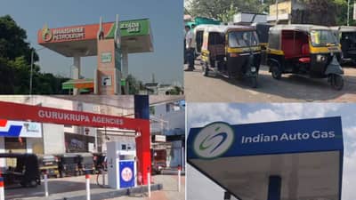 LPG Shortage : या वयात घर कसं चालवायचं ? एलपीजी तुटवड्याचा फटका, गॅस नसल्याने ऑटोचालकांवर उपासमारीची वेळ; पंपावरच उभ्या केल्या रिक्षा,