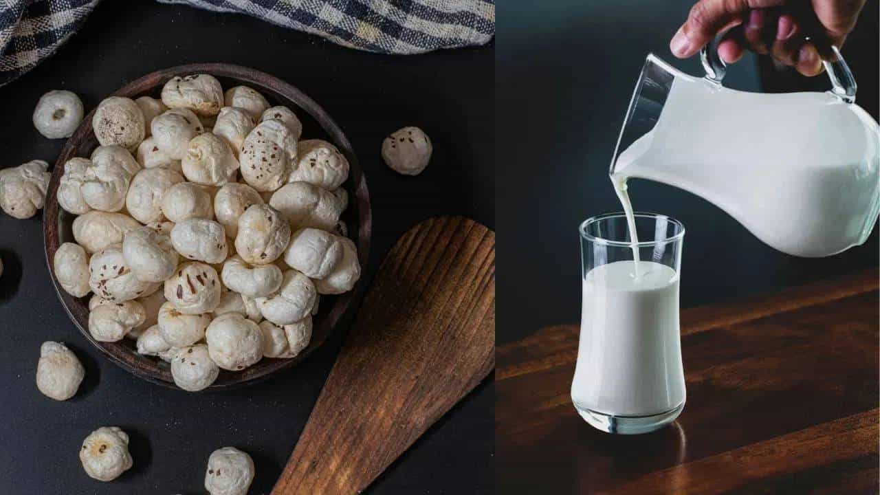 दुधात मखाना घालून खाल्ल्यामुळे काय आरोग्यदायी फायदे होतात?