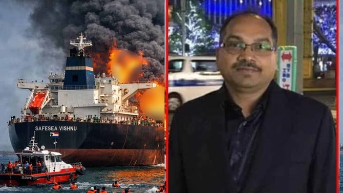 अचानक हल्ला, टँकरवरुन उडी मारली; मुंबईतील इंजिनिअरचा इराकमध्ये मृत्यू