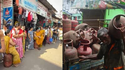 LPG Shortage: मुंबईत सिलेंडरसाठी वणवण, पहाटे 5 पासून रांगा, दादर ते कांदिवली काय स्थिती?