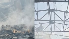 छताचा सांगाडा, सर्वत्र धुर अन् फक्त राख...; नागपूर स्फोटाचे थरारक फोटो.