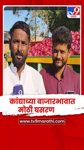 सुट्टीनंतर लासलगाव बाजार समिती कांद्याचे लिलाव पूर्ववत सुरू,कांद्याच्या बाजारभावात मोठी घसरण.