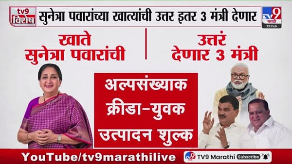 खाते सुनेत्रा पवारांचे अन् अधिनवेशनात उत्तर देणार 3 मंत्री?