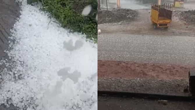 अखेर संकट आलंच... भर दुपारी अर्ध्या महाराष्ट्रात धो धो... टेन्शन वाढलं; या जिल्ह्यासाठी 48 तास अलर्टचे