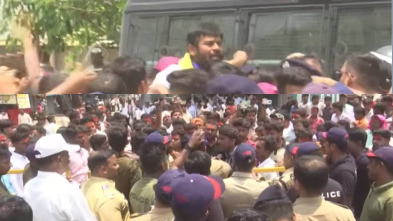 Anjangaon Statue Controversy: माढा तालुक्यातील अंजणगावमध्ये छत्रपती शिवरायांच्या पुतळ्यावरून तणाव, प्राध्यापक हाकेंचा ठिय्या, अपडेट काय?