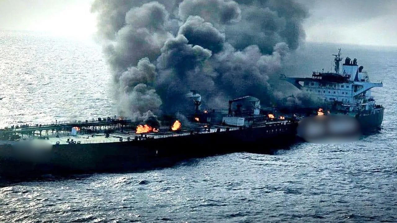 मोठी बातमी! 12 भारतीय खलाशी असलेल्या जहाजावर इराणचा हल्ला, आखातात खळबळ