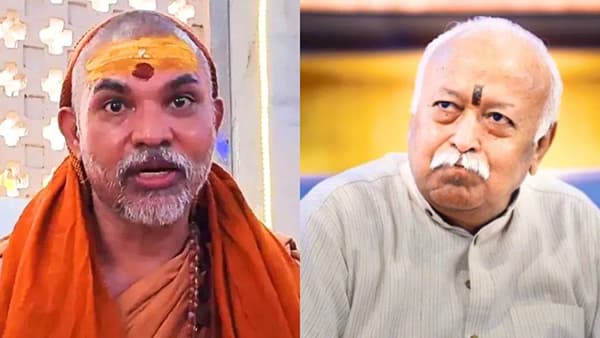 Avimukteshwaranand : मोहन भागवत तुम्ही लग्न करुन मुलं जन्माला का नाही घालत? शंकराचार्य स्वामी अविमुक्तेश्वरानंद यांचा सल्ला