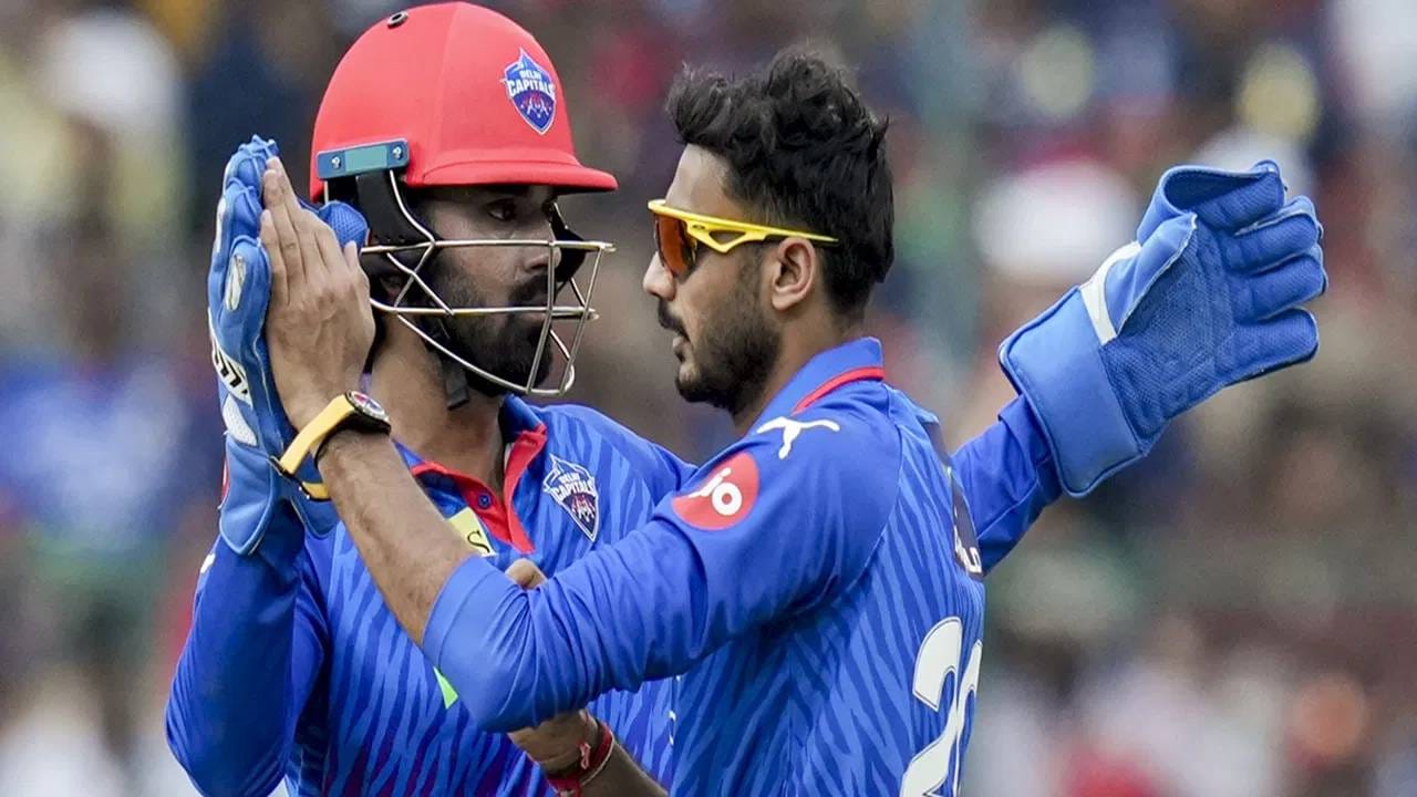 आयपीएल 2026 स्पर्धेत अक्षर पटेल दिल्ली कॅपिटल्सचं नेतृत्व करत आहे. सनरायझर्स हैदराबादविरुद्धच्या सामन्यात त्याने एक खास शतक ठोकलं.  दिल्ली कॅपिटल्ससाठी हे शतक खूपच खास आहे.  (फोटो: पीटीआय)