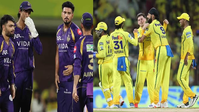 CSK vs KKR : केकेआरचा चौथा पराभव, चेन्नईकडून 32 धावांनी धुव्वा