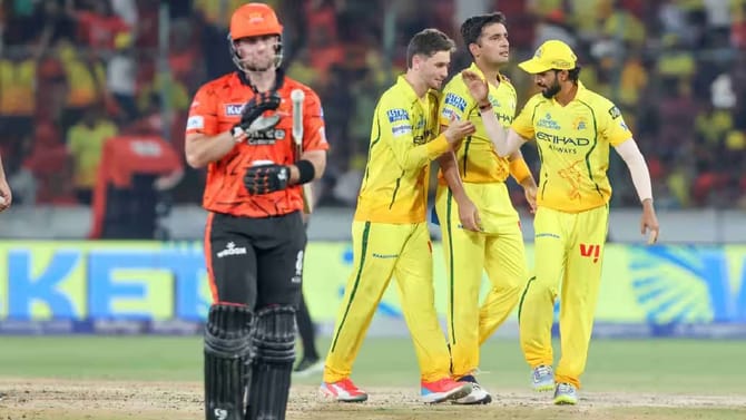 चेन्नई 194 धावांचा पाठलाग करण्यात अयशस्वी, हैदराबादचा 10 धावांनी विजय