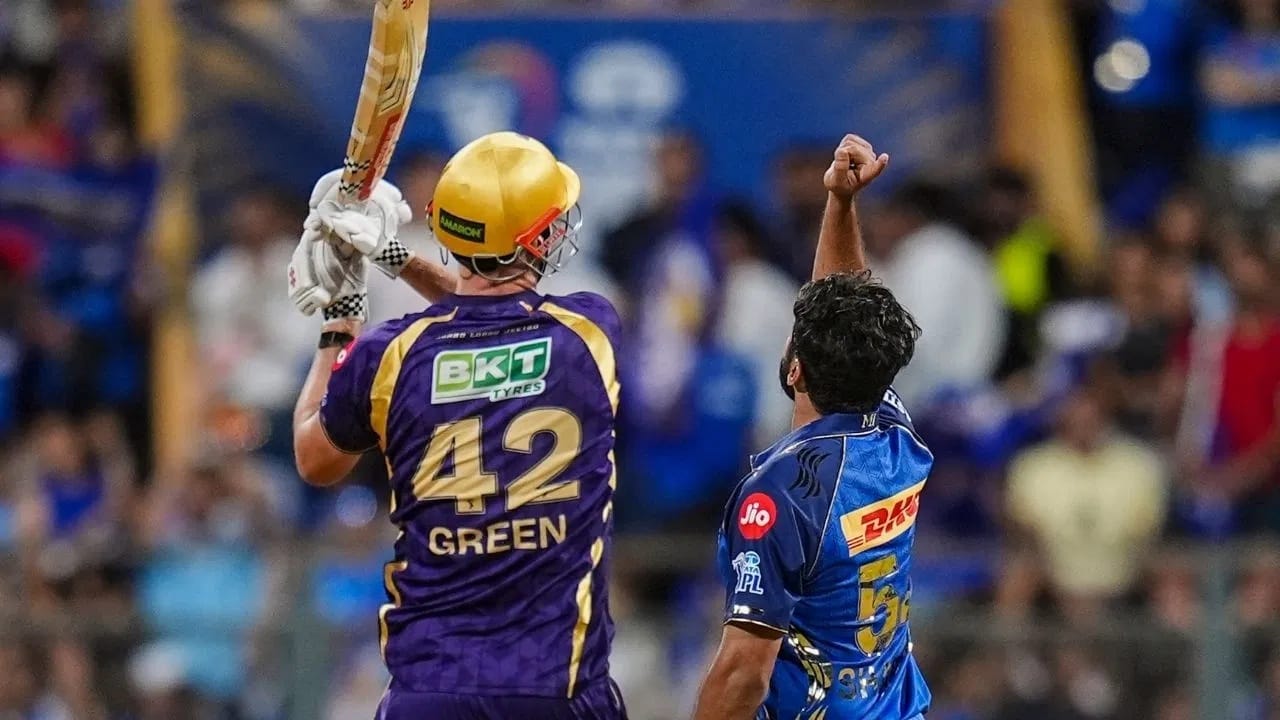 आयपीएलच्या 19 व्या मोसमाआधी झालेल्या मिनी ऑक्शनमध्ये ऑस्ट्रेलियाचा ऑलराउंडर कॅमरुन ग्रीन याला सर्वाधिक भाव मिळाला. मात्र कॅमरुनला या मोसमात आतापर्यंत काही खास करता आलं नाहीय. (Photo Credit: PTI)