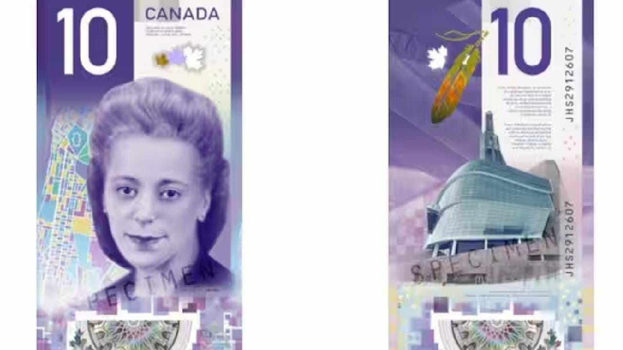 पाचव्या क्रमांकावर कॅनडाच्या डॉलरची नोट आहे. या नोटेचा रंग नारंगी दिसतो. वॉयला डेसमंडचा फोटो त्यावर छापण्यात आला आहे. तिने गोरेविरुद्ध काळे या भेदभावाविरोधात आवाज उठवला होता. कृष्णवर्णीय महिलांसाठी तिने आंदोलन केले होते. या नोटेनंतर रशियाची नोट आणि नंतर भारतीय नोटेचा समावेश आहे.