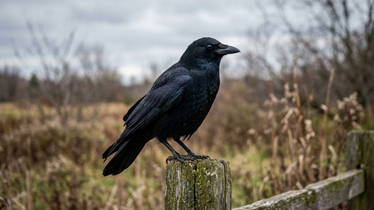 कावळा म्हातारा झाल्यानंतर त्याचा झेप घेण्याचा वेग मंदावतो. त्याच्या उडण्याच्या वेगावर परिणाम होतो आणि पूर्वीसारखी चपळता राहत नाही. कावळ्याची ओळख असलेली गडद काळी आणि चमकदार पिसे वयानुसार निस्तेज होऊ लागतात. ती पिसे कमकुवत होतात, गळतात किंवा विखुरतात. यामुळे त्यांना थंडीपासून संरक्षण करणे कठीण जाते.