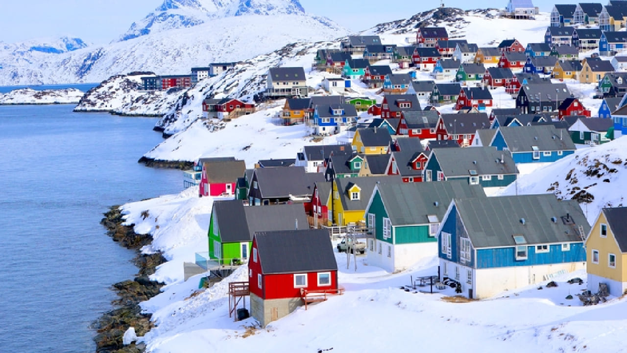 ग्रीनलँड हा देश नावाने ‘ग्रीन’ असला तरी बहुतांश भाग वर्षभर बर्फाने झाकलेला असल्याने येथे मोठी झाडे वाढू शकत नाहीत. अत्यंत थंड हवामान आणि सूर्यप्रकाशाचा अभाव यामुळे वनस्पतींची वाढ मर्यादित आहे.