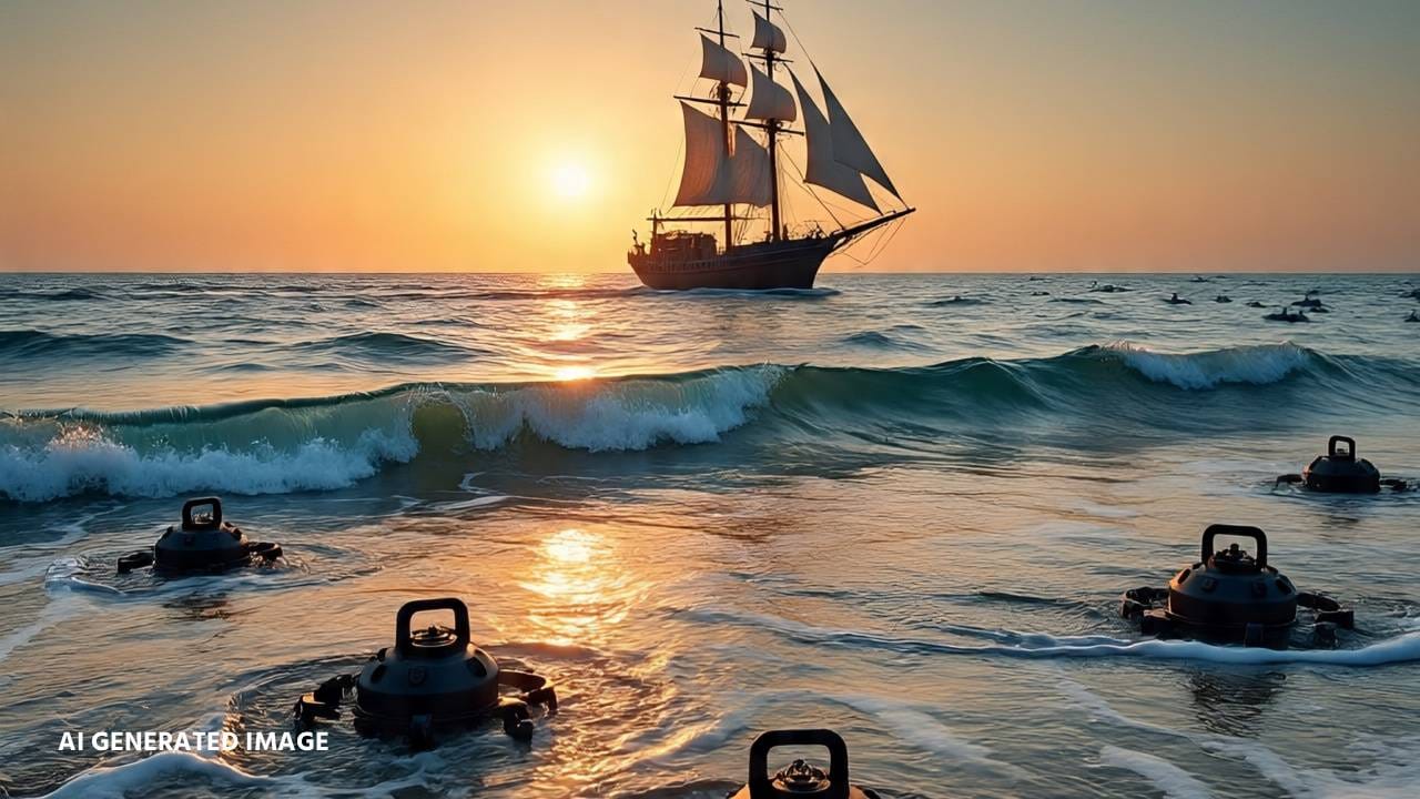 इराणने होर्मुझच्या सामुद्रधुनीत एकूण चार प्रकारचे सूरंग पेरले आहेत. इराणकडे महाम-3 आणि महाम-7 नावाचे भूसुरंग आहे. यातील महाम-3 ही माईन समुद्राच्या पाण्यात तरंगते. तर महाम-7 हे भुसुरंग जहाजाच्या तळाला लावून स्फोट घडवून आणता येतो.