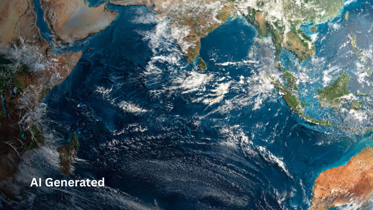 सामान्य प्रश्न अनेकदा स्पर्धा परीक्षांमध्ये वेगळ्या पद्धतीने विचारले जातात. त्यापैकी एक प्रश्न असा आहे की, **तीन खंडांनी वेढलेला महासागर कोणता? याचे उत्तर म्हणजे हिंदी महासागर  