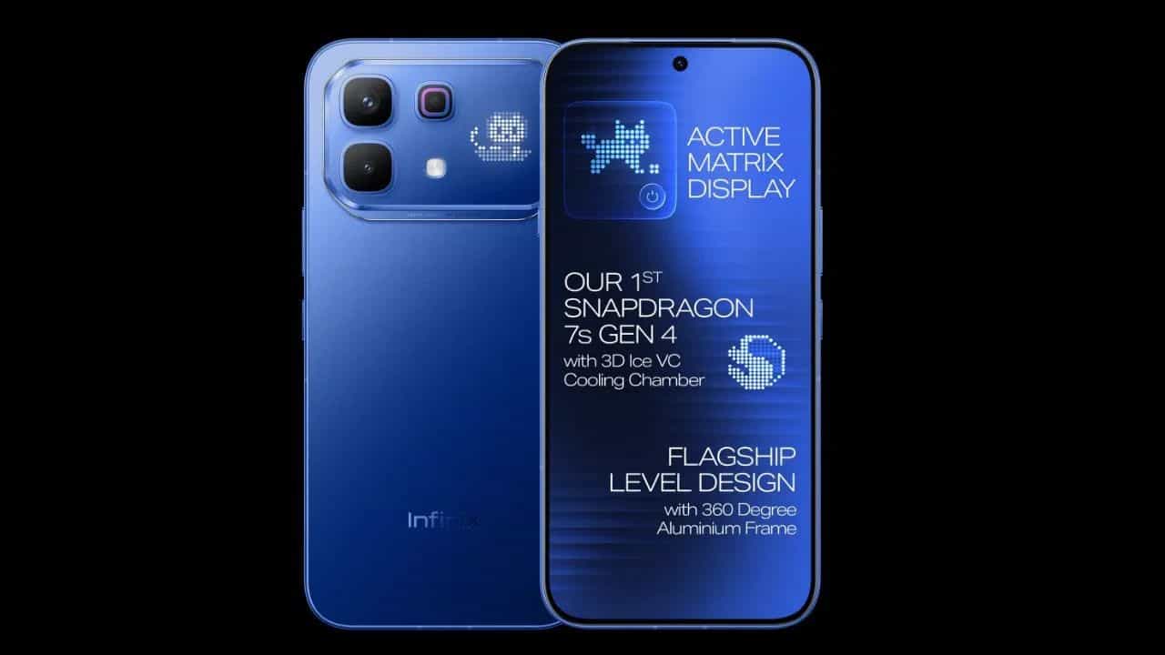 Infinix Note 60 Pro 5G Specifications: 144 हर्ट्झ रिफ्रेश रेट आणि 1.5K अल्ट्रा एचडीआर सोबत 6.78 इंच एमोलेड डिस्प्ले यात मिळणार आहे. Snapdragon 7s Gen 4 प्रोसेसरने सुसज्ज असलेल्या या फोनला 6500mAh बॅटरी, 90W फास्ट चार्ज सपोर्ट देण्यात आला आहे. (फोटो- इनफिनिक्स)