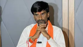 मोठी बातमी! बड्या मंत्र्याने घेतली जरांगे पाटलांची भेट.