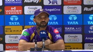 KKR vs RR : अजिंक्य पहिल्या विजयानंतर आनंदी, कॅप्टन तिघांचं नाव घेत म्हणाला…