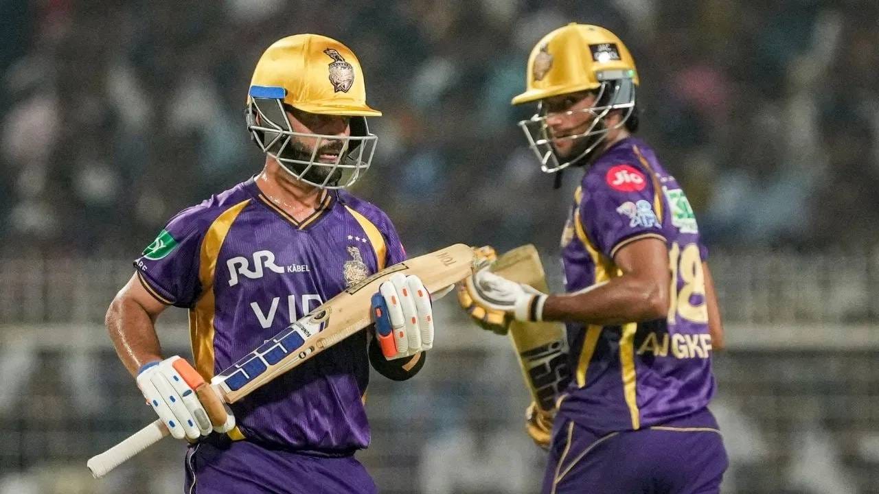 कोलकाता नाईट रायडर्सने चार सामने खेळले असून त्यापैकी 3 सामने गमावले आहे. तर एक सामना पावसामुळे रद्द झाला होता. त्यामुळे कोलकाता नाईट रायडर्सच्या खात्यात फक्त 1 गुण आहे. (Photo: PTI)