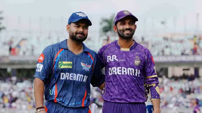LSG vs KKR: लखनौ आणि कोलकात्यासाठी अस्तित्वाची लढाई, नाणेफेकीचा कौल जिंकत पंत म्हणाला...