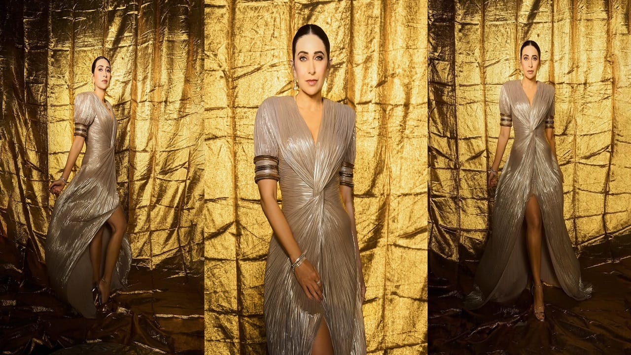 वयाच्या 51 व्या वर्षी कमी होईना करिश्माचा ग्लॅमर, तिच्या पुढे तरुणीही फिक्या