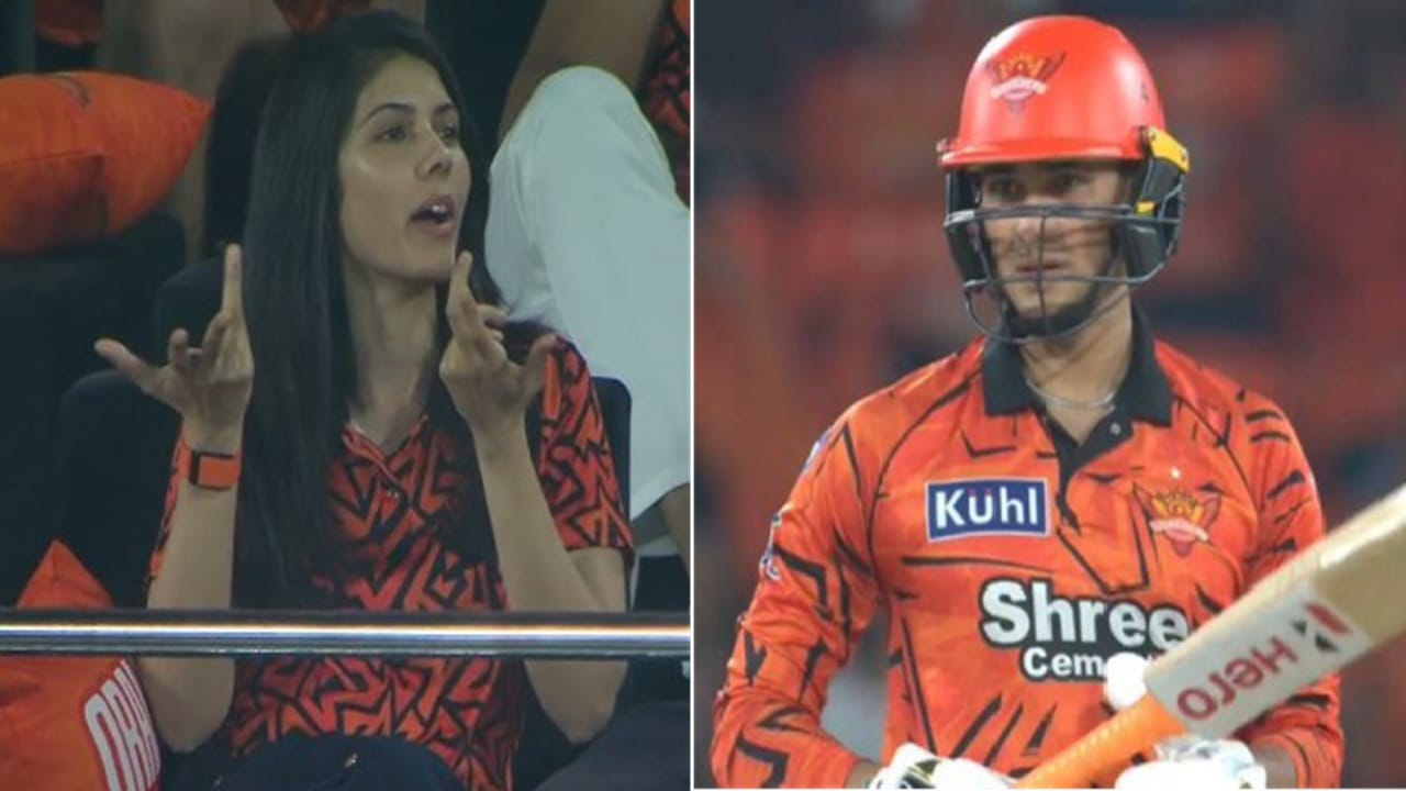 SRH vs MI : अरे काय करतोय हा,अभिषेक झिरोवर आऊट होताच काव्या मारनचा संताप, पाहा व्हीडिओ SRH vs MI : अरे काय करतोय हा,अभिषेक झिरोवर आऊट होताच काव्या मारनचा संताप, पाहा व्हीडिओ