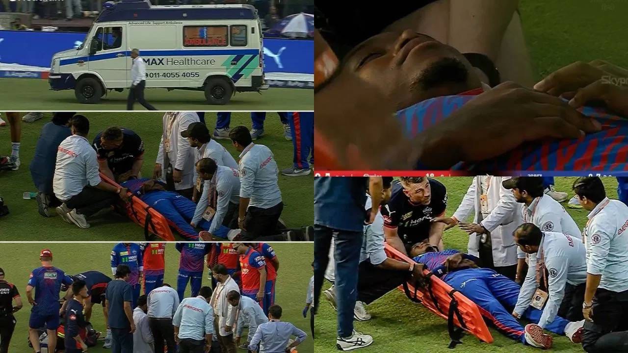 कॅच घेताना डोक्यावर पडला, लुंगी एन्गिडीला जबर दुखापत! डोळेही उघडेना, एम्ब्युलन्समधून नेण्याची वेळ