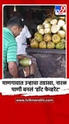 माणगावात उन्हाचा तडाखा, नारळ पाणी बनलं ‘हॉट फेव्हरेट’.