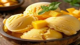 घरीच बनवा थंडगार आंब्याचे आईस्क्रीम, झटपट जाणून घ्या साहित्य आणि कृती.